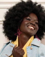 Load image into Gallery viewer, Soaring Silhouettes Pink Earrings