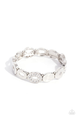 Calibrated Class White Bracelet