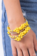 Load image into Gallery viewer, Compelling Clouds Yellow Bracelet
