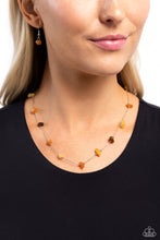 Load image into Gallery viewer, Narrow Novelty Brown Necklace