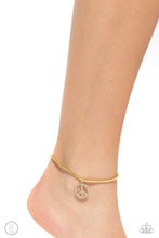 Load image into Gallery viewer, Pampered Peacemaker Gold Anklet