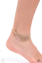 Load image into Gallery viewer, Curtain Confidence Gold Anklet