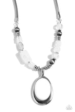 Load image into Gallery viewer, Captivating Composition White Necklace