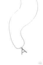 Load image into Gallery viewer, Letter of the Law White Necklace - A