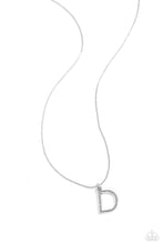 Load image into Gallery viewer, Letter of the Law White Necklace- D