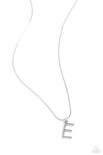 Load image into Gallery viewer, Letter of the Law White Necklace - E