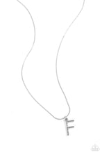 Load image into Gallery viewer, Letter of the Law White Necklace - F