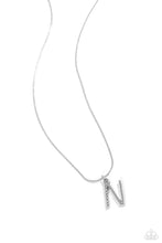 Load image into Gallery viewer, Letter of the Law White Necklace - N