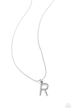 Load image into Gallery viewer, Letter of the Law White Necklace - R