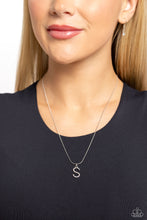 Load image into Gallery viewer, Letter of the Law White Necklace - S