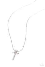Load image into Gallery viewer, Letter of the Law White Necklace - T