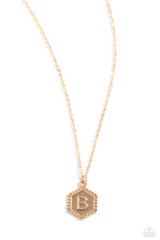 Load image into Gallery viewer, Emblematic Elegance Gold Necklace - B