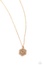 Load image into Gallery viewer, Emblematic Elegance Gold Necklace - C
