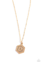 Load image into Gallery viewer, Emblematic Elegance Gold Necklace- D