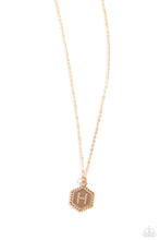 Load image into Gallery viewer, Emblematic Elegance Gold Necklace - H