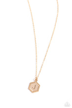 Load image into Gallery viewer, Emblematic Elegance Gold Necklace - J