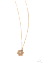Load image into Gallery viewer, Emblematic Elegance Gold Necklace - K