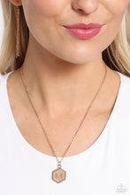 Load image into Gallery viewer, Emblematic Elegance Gold Necklace- M