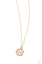 Load image into Gallery viewer, Emblematic Elegance Gold Necklace - N