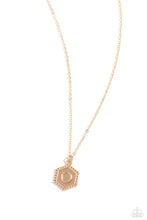Load image into Gallery viewer, Emblematic Elegance Gold Necklace- O