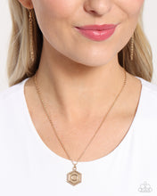 Load image into Gallery viewer, Emblematic Elegance Gold Necklace- O