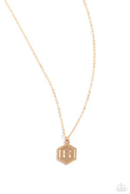 Load image into Gallery viewer, Emblematic Elegance Gold Necklace - R