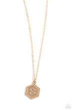 Load image into Gallery viewer, Emblematic Elegance Gold Necklace- S