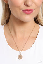 Load image into Gallery viewer, Emblematic Elegance Gold Necklace- S