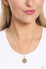 Load image into Gallery viewer, Emblematic Elegance Gold Necklace - T