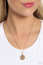Load image into Gallery viewer, Emblematic Elegance Gold Necklace - Y