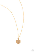 Load image into Gallery viewer, Emblematic Elegance Gold Necklace - Z