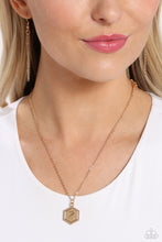 Load image into Gallery viewer, Emblematic Elegance Gold Necklace - Z