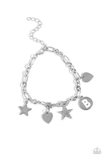Load image into Gallery viewer, Legacy Letters White Bracelet - B