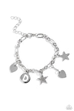 Load image into Gallery viewer, Legacy Letters White Bracelet - D