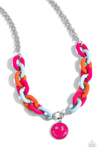 Load image into Gallery viewer, Speed SMILE Pink Necklace