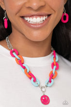 Load image into Gallery viewer, Speed SMILE Pink Necklace