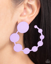 Load image into Gallery viewer, Have It Both PHASE Purple Earrings