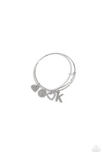 Load image into Gallery viewer, Making It INITIAL Silver Bangle - K