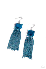 Load image into Gallery viewer, Dreaming Of TASSELS Blue Earrings