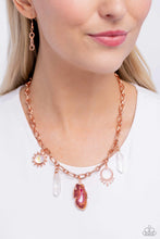 Load image into Gallery viewer, Geode Glam Copper Necklace