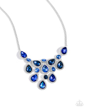 Load image into Gallery viewer, Dripping in Dazzle Blue Necklace