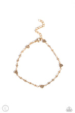 Load image into Gallery viewer, Highlighting My Heart Gold Anklet