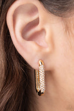 Load image into Gallery viewer, Generating Glitter Gold Earrings