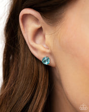 Load image into Gallery viewer, Breathtaking Birthstone Blue Post Earrings - March