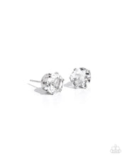 Load image into Gallery viewer, Breathtaking Birthstone White Post Earrings - April