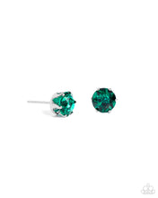 Load image into Gallery viewer, Breathtaking Birthstone Green Post Earrings - May
