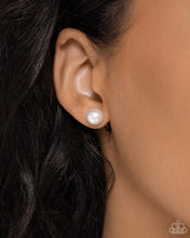 Load image into Gallery viewer, Breathtaking Birthstone White Post Earrings - June