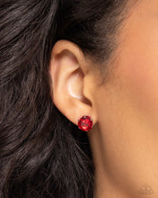 Load image into Gallery viewer, Breathtaking Birthstone Red Post Earrings - July