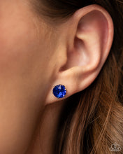 Load image into Gallery viewer, Breathtaking Birthstone Blue Post Earrings - September