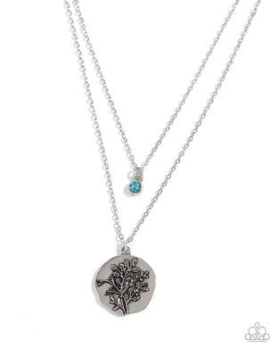 Birthstone Beauty Blue Necklace - December